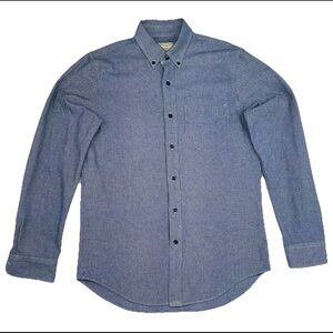 Club Monaco Slim Fit Shirt, Men’s Size S, Blue Color , Long Sleeve